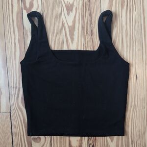 GAP Black Sleeveless Crop Top